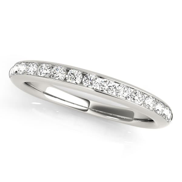 Channel Set Wedding Bands — View 1