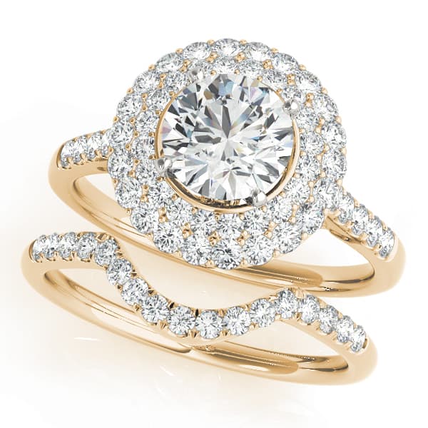 Eng Ring For 1.75-2.5 ct Heads, style 50844, On hand view in yellow gold