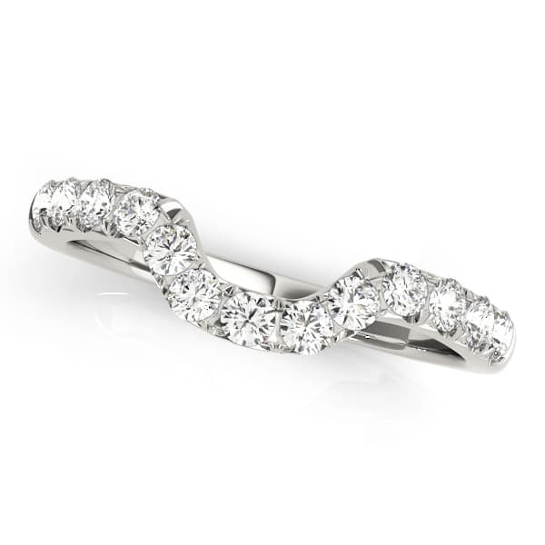 Wedding Bands Curved Bands — A — View 1