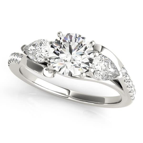 ENGAGEMENT RING — style 50856 in 10k White Gold