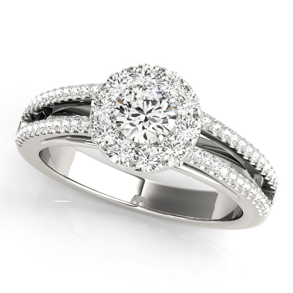 ENGAGEMENT RING — style 50867 in 10k White Gold