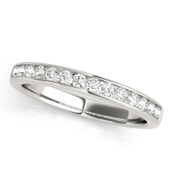 Channel Set Wedding Bands — View 1