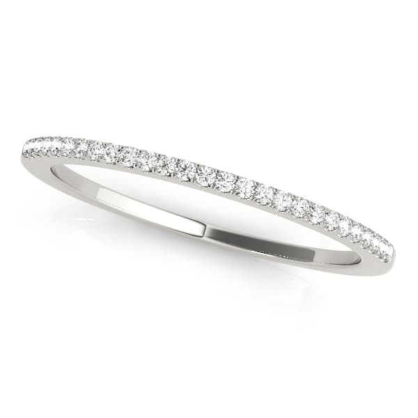 Wedding Bands Prong Set — 7X3.5 MM — View 1