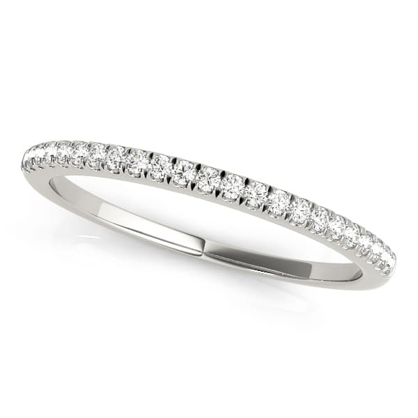 Single Row U-Prong Wedding Ring — View 1