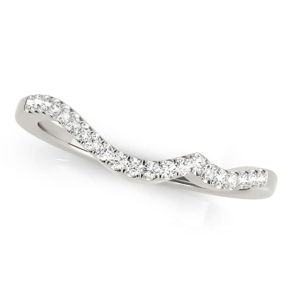 Single Row Wedding Curved Bands — View 1