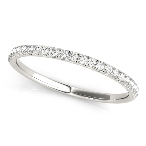 Straight Diamond Band — View 1