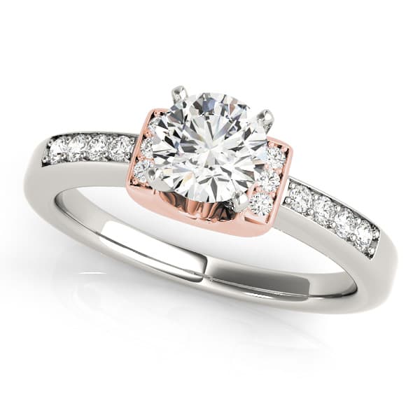 ENGAGEMENT RING — style 50946 in 10k White Gold
