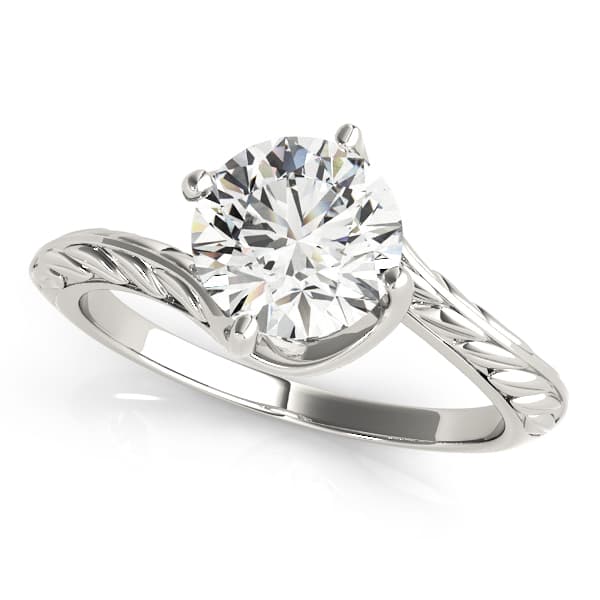 ENGAGEMENT RING — style 50976 in 10k White Gold