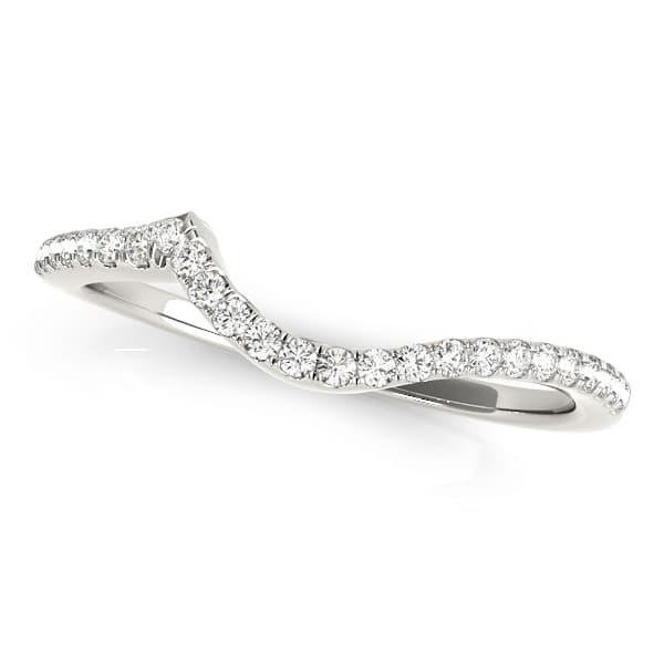 Wedding Band — White Gold