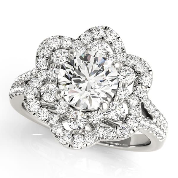 ENGAGEMENT RING — style 50995 in 10k White Gold