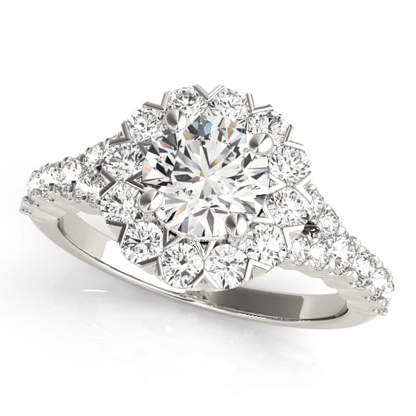 ENGAGEMENT RING — style 50998 in 10k White Gold