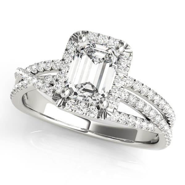 ENGAGEMENT RING — style 51020 in 10k White Gold
