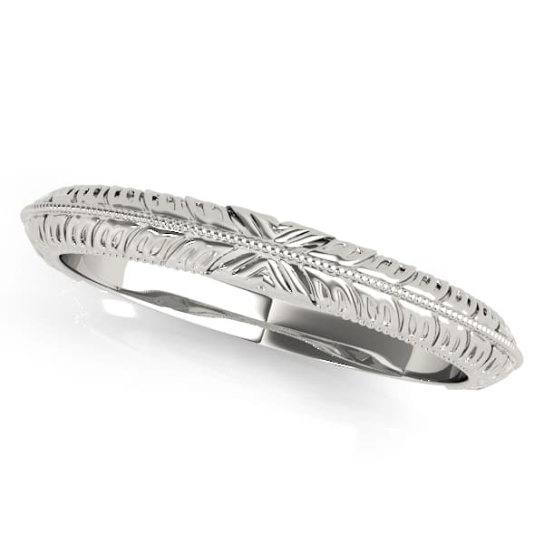 Vintage Filigree Wedding Bands — View 1