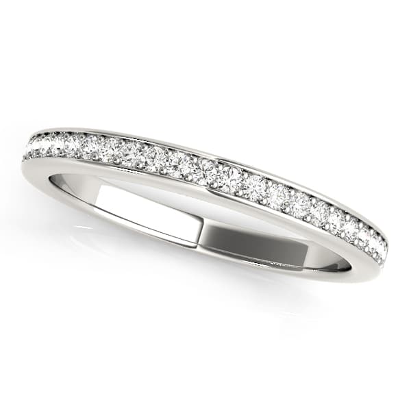 Prong-In-Channel Wedding Band — View 1