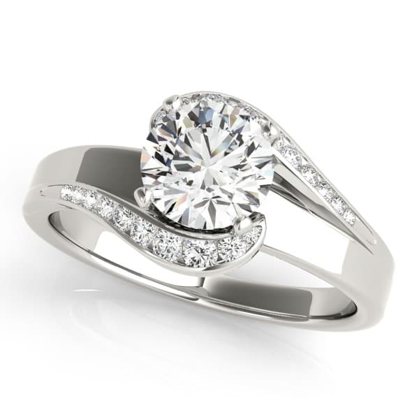 ENGAGEMENT RING — style 51123 in 10k White Gold
