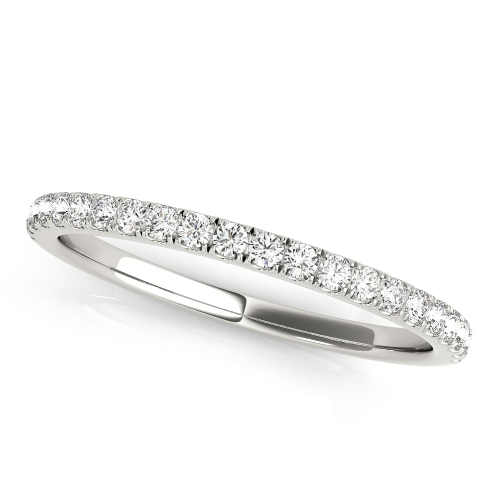 Split Prong Wedding Band — View 1