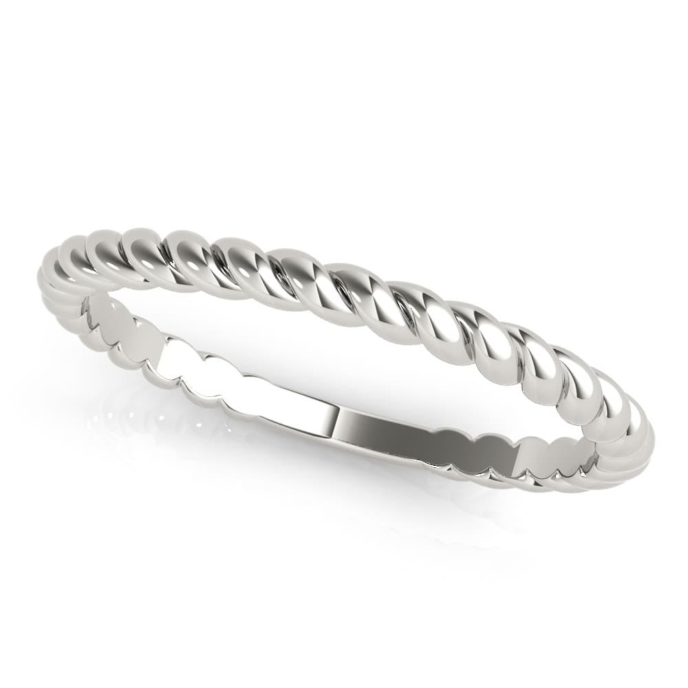 Twisting Wedding Band — View 1
