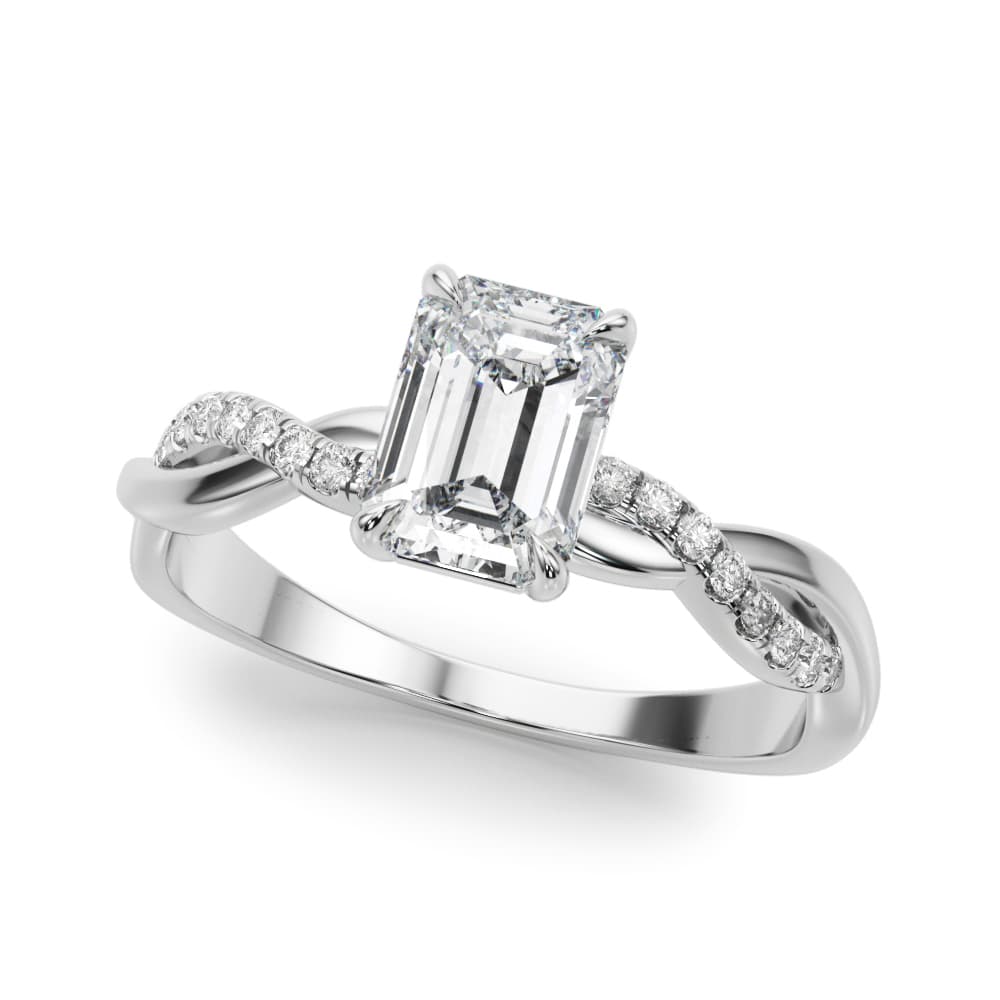 ENGAGEMENT RINGS EC CENTER — style 51174 in 10k White Gold