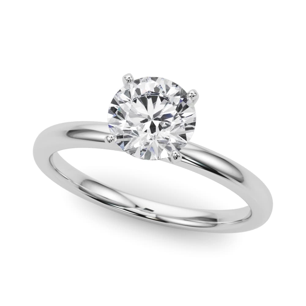Solitaire Engagement Ring — style 51192 in 10k White Gold