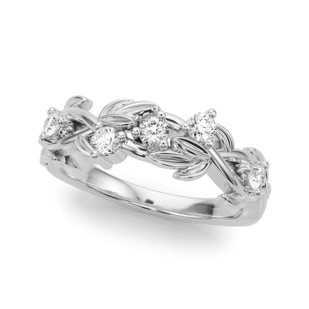 Floral Wedding Band — View 1