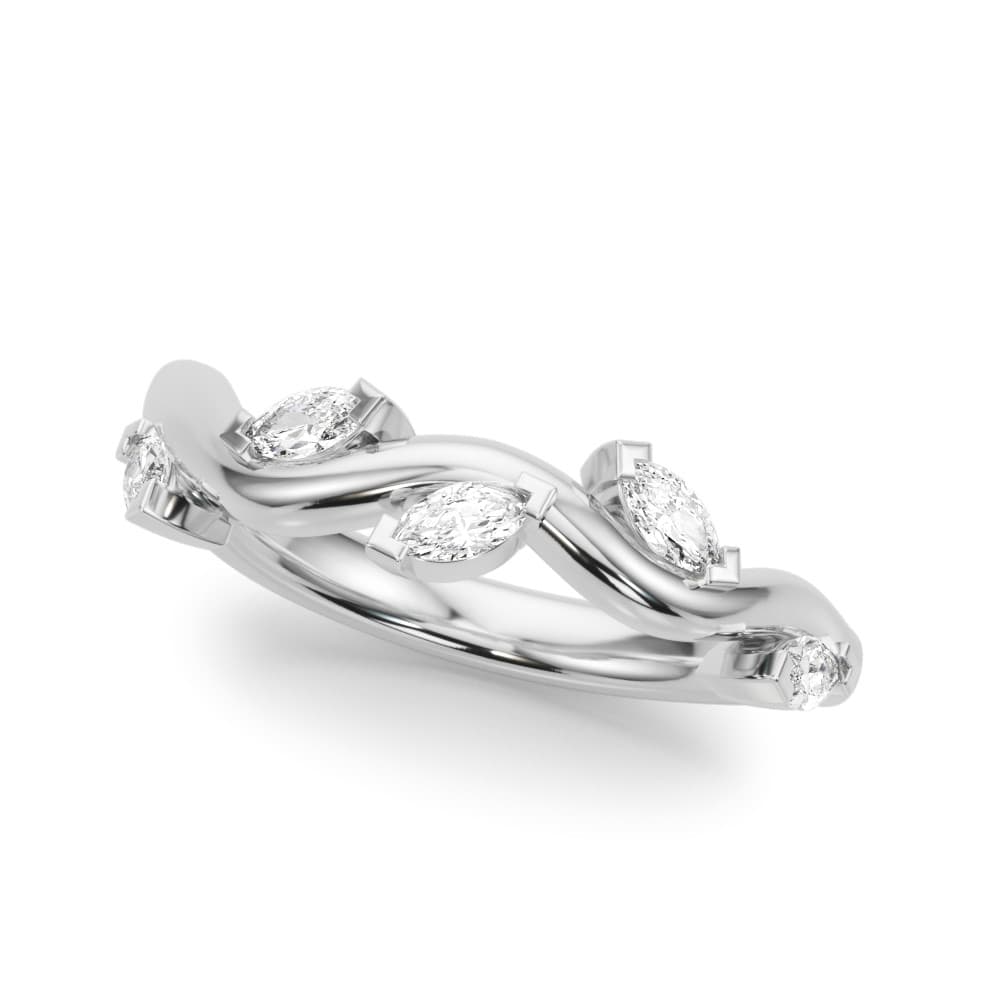 Nature Inspired Wedding Band — View 1