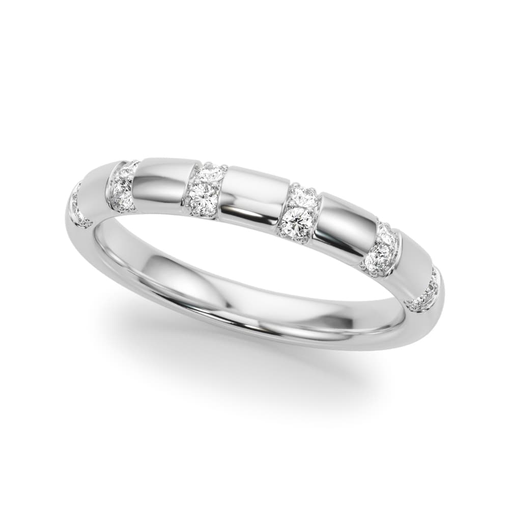 Contemporary Wedding Band — View 1