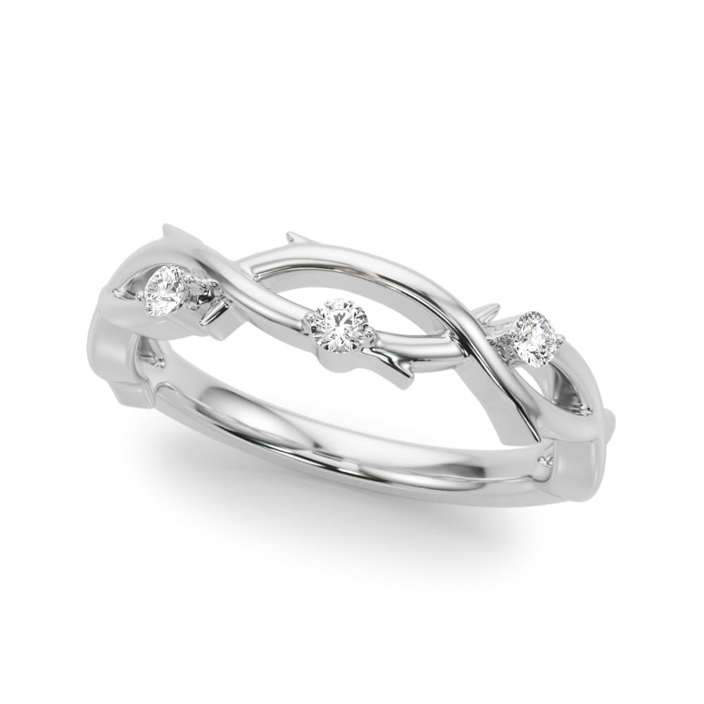 Nature Inspired Wedding Band — View 1