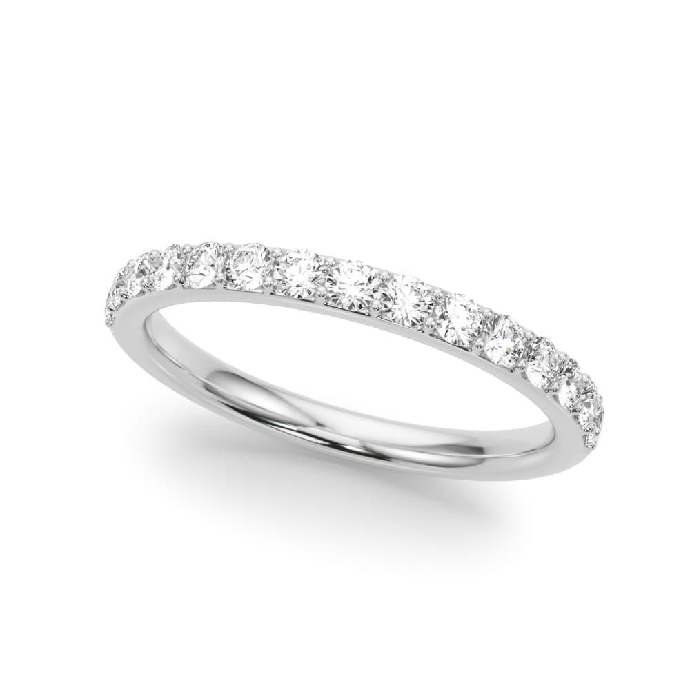 Shared Prong Wedding Ring — View 1