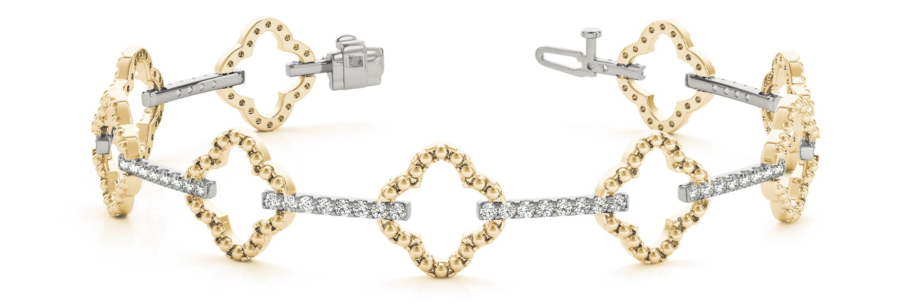 Bracelet (3/4 ct. tw.), Front view in yellow gold