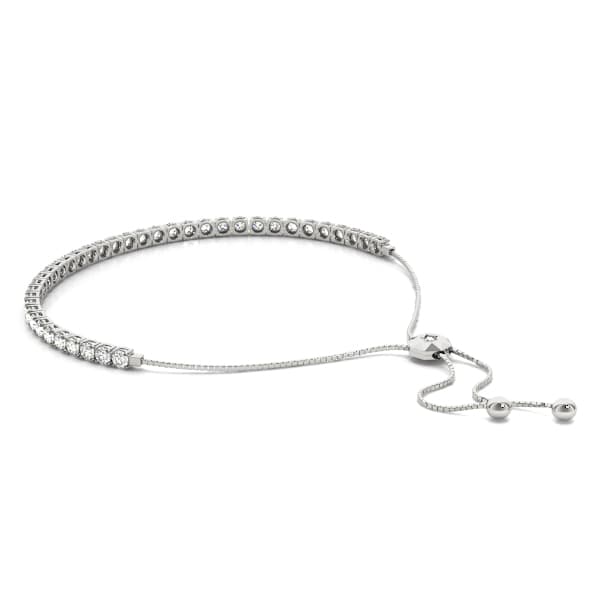 Tennis Bracelet (3 5/8 ct. tw.), Side view in white gold or platinum