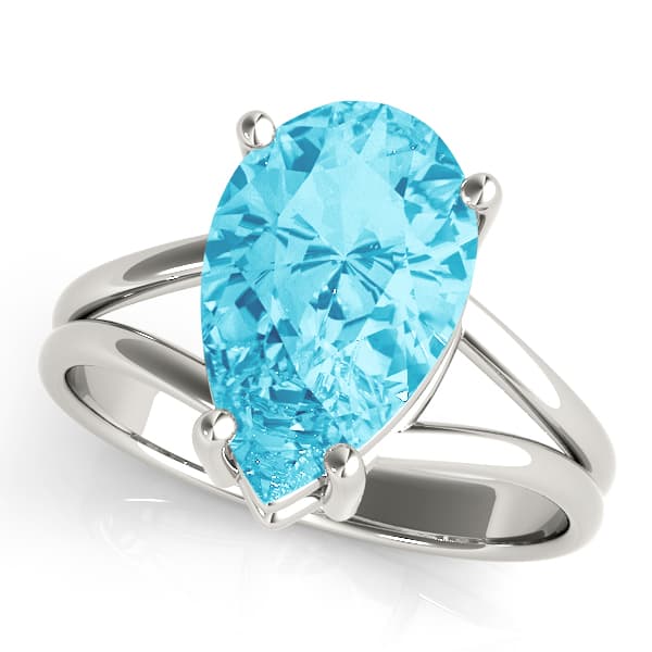 Color Rings Pear — 14X9 MM — View 1