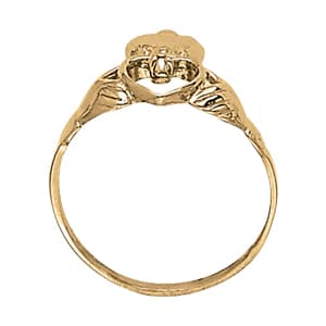 Diamond Fashion Religious (0 ct. tw.), Side view in white gold or platinum