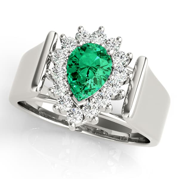 Color Rings Pear — 5X3 MM — View 1