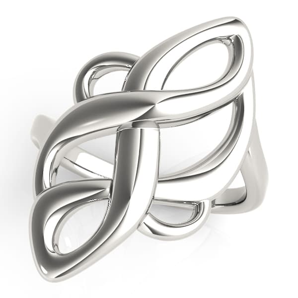 Solitaire Engagement Ring — style 80164 in 10k White Gold