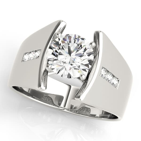 ENGAGEMENT RINGS REMOUNTS — style 80259 in 10k White Gold