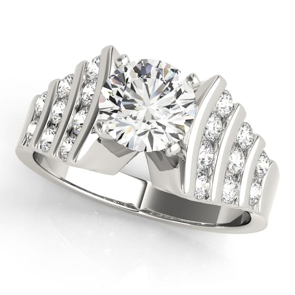 ENGAGEMENT RINGS MULTIROW — style 80320 in 10k White Gold