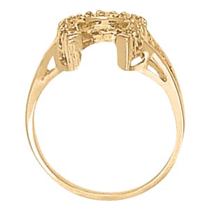 Diamond Fashion Novelty (0.18 ct. tw.), Side view in white gold or platinum