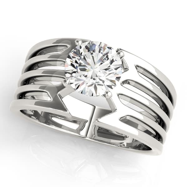 Solitaire Engagement Ring — style 80363 in 10k White Gold