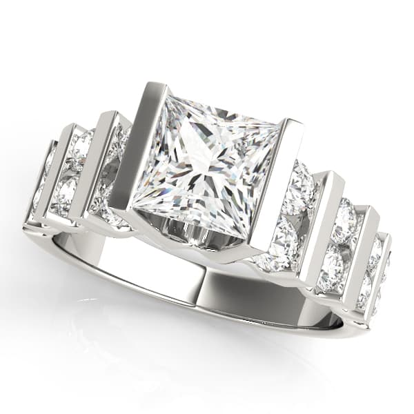 ENGAGEMENT RINGS MULTIROW — style 80415 in 10k White Gold