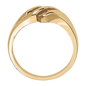 Multi-Row Fashion Ring (1/4 ct. tw.), Side view in white gold or platinum