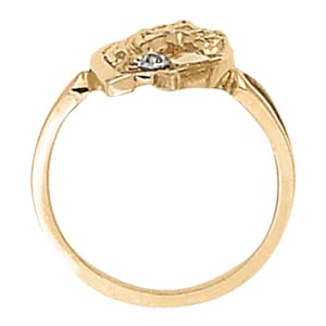 Diamond Fashion Novelty (0 ct. tw.), Side view in white gold or platinum