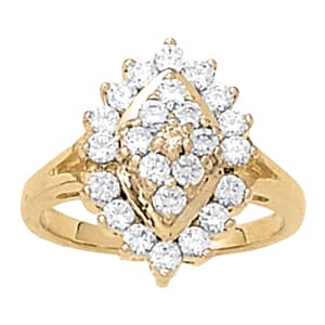 Diamond Fashion Cluster — 1 1/2 CT — View 1
