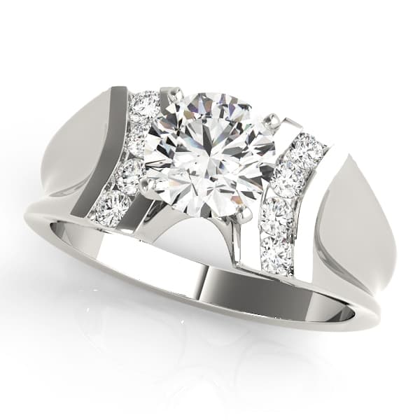 ENGAGEMENT RINGS REMOUNTS — style 81225 in 10k White Gold