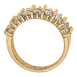 Diamond Fashion Bands (0.7 ct. tw.), Side view in white gold or platinum