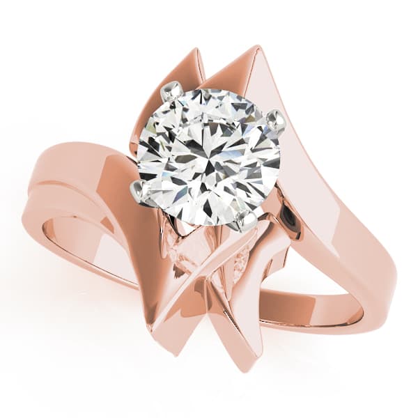 Solitaire Engagement Ring in Rose gold