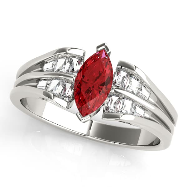 Color Rings Marquise — 6X3 MM — View 1