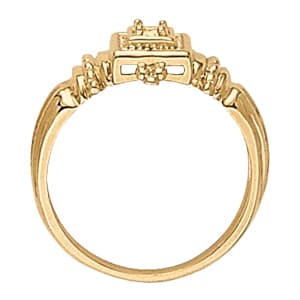 Diamond Fashion Fashion Rings (0.06 ct. tw.), Side view in white gold or platinum