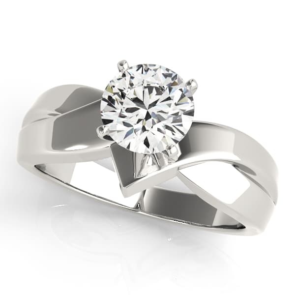 ENGAGEMENT RINGS SOLITAIRES ANY SH — style 81782 in 10k White Gold
