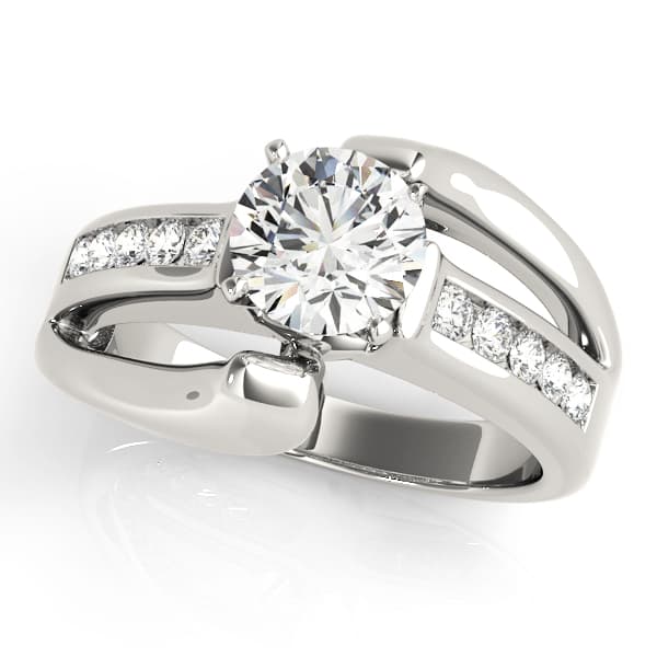 ENGAGEMENT RINGS REMOUNTS — style 81999 in 10k White Gold