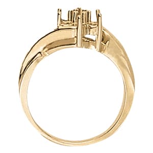 Diamond Fashion Cluster (0.42 ct. tw.), Side view in white gold or platinum